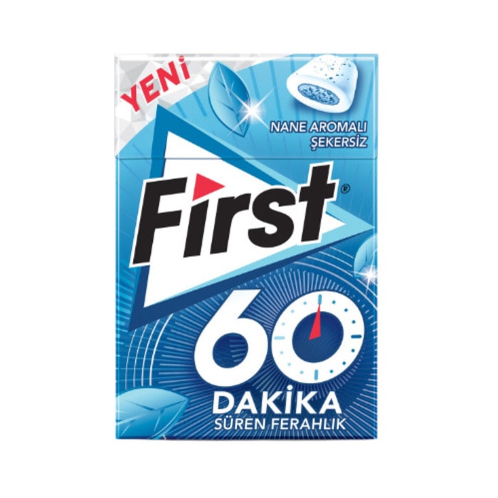 60 Dakika Ferahlık Nane Aromalı Sakız 19.5 Gr
