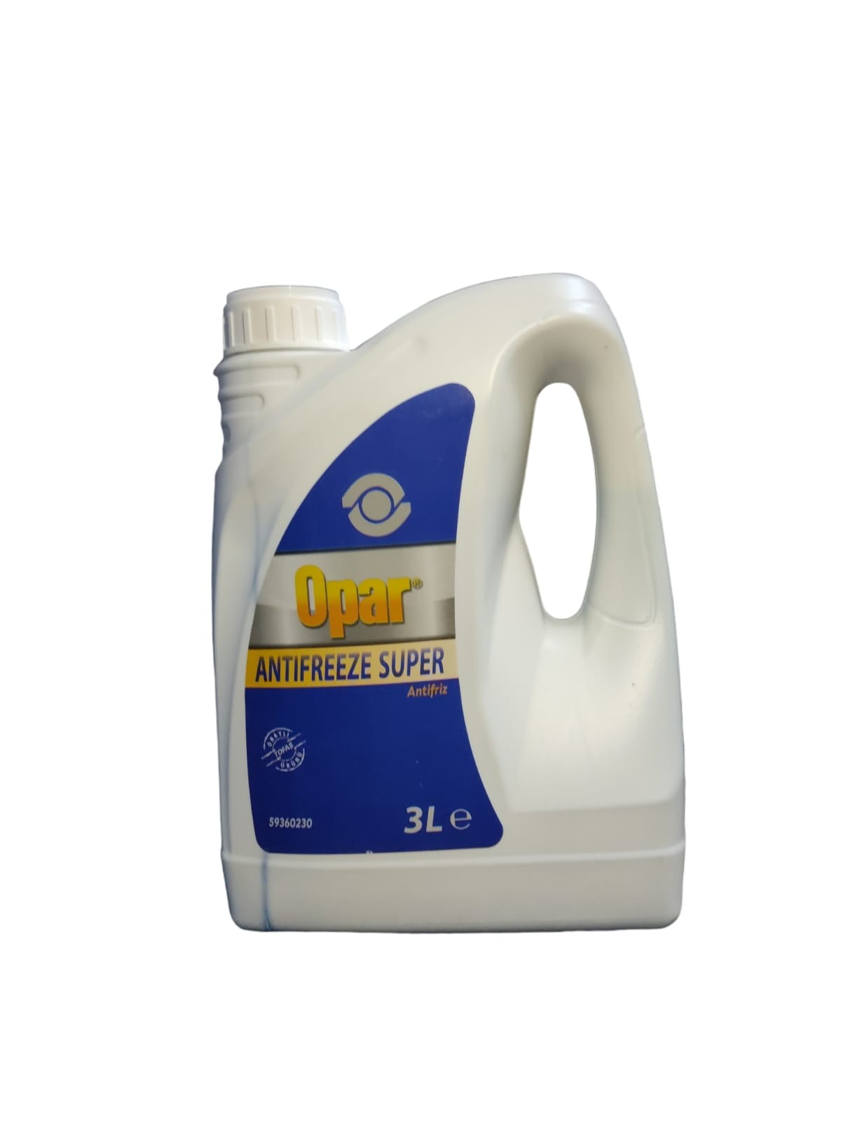 Opar Süper Antifiriz Mavi 3 Litre Antifriz Oem No: 59360230 Yeni Tarih