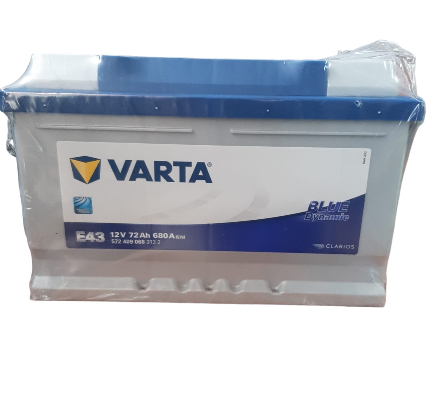 Varta E43 12V 72 Ah Blue Dynamic Akü Yeni Tarihli