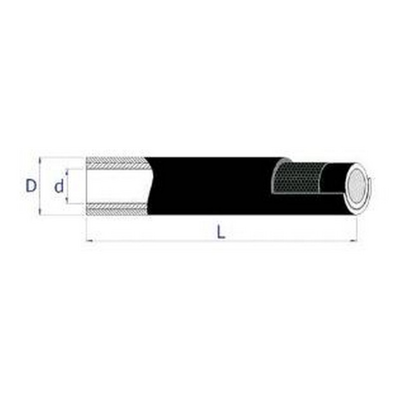 BENZİN HORTUMU ARAKAT TAKVİYELİ 7,5X13 MM 1 METRE