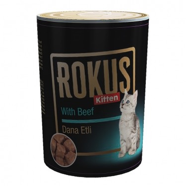 ROKUS DANA ETLİ YAVRU KEDİ KONSERVESİ 410 G