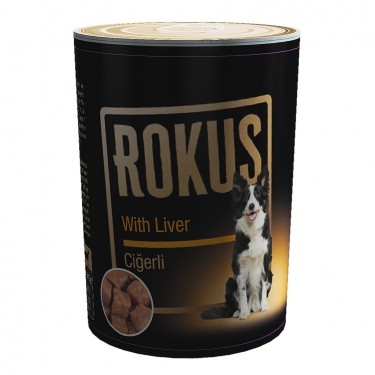 ROKUS CİĞERLİ KÖPEK KONSERVESİ 410 G