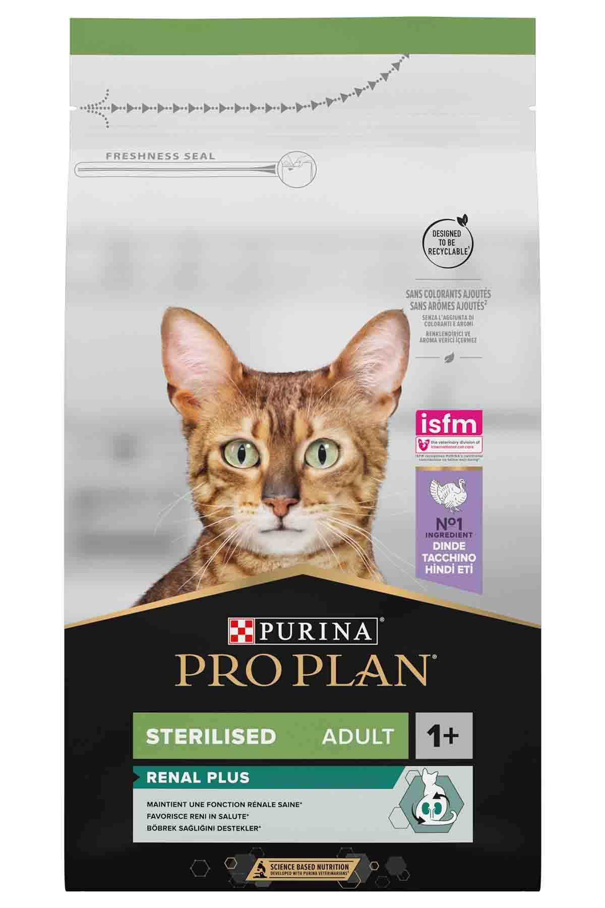 Proplan tavuklu ve hindili kısırlaştırılmış kedi-maması 1,5 kg