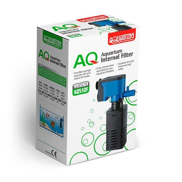 AquaWing AQ510F Akvaryum İç Filtre 4W 400L/H