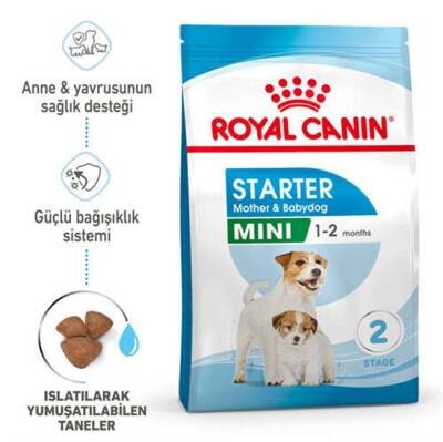 Royal Canin Mini Starter Küçük Irk Anne ve Yavru Köpek Maması 4 Kg