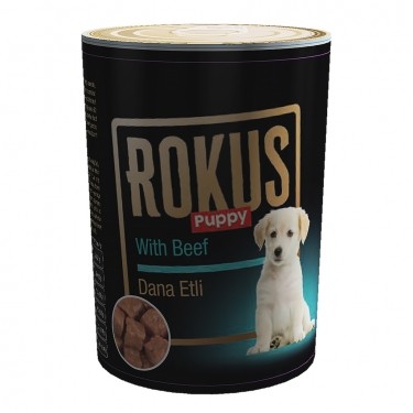 ROKUS DANA ETLİ YAVRU KÖPEK KONSERVESİB 410 G