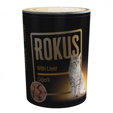 ROKUS CİĞERLİ KEDİ KONSERVESİ 410 G