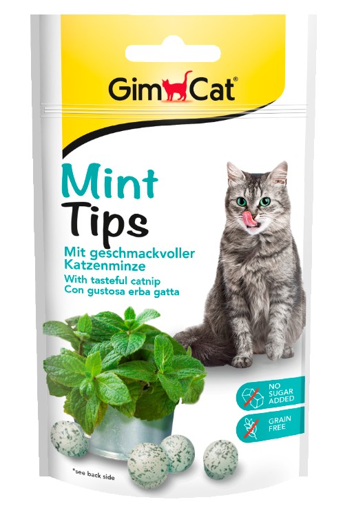 GimCat Mint Tips Ödül Tableti 40gr