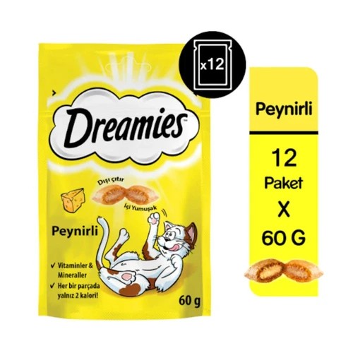 Dreamies Peynirli Kedi Ödül Maması 60 gr 6 Adet