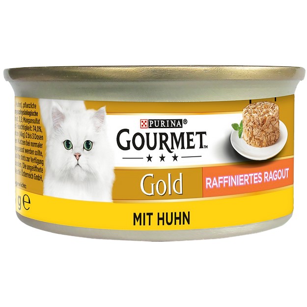 Purina Gourmet Gold Kedi için Çift Lezzetli Yaş Mama, Ciğer Ve Tavşan Etli