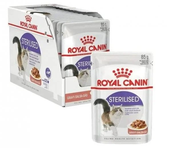 Royal Canin Gravy Kısırlaştırılmış Kedi Konservesi 85 Gr* 12 adet