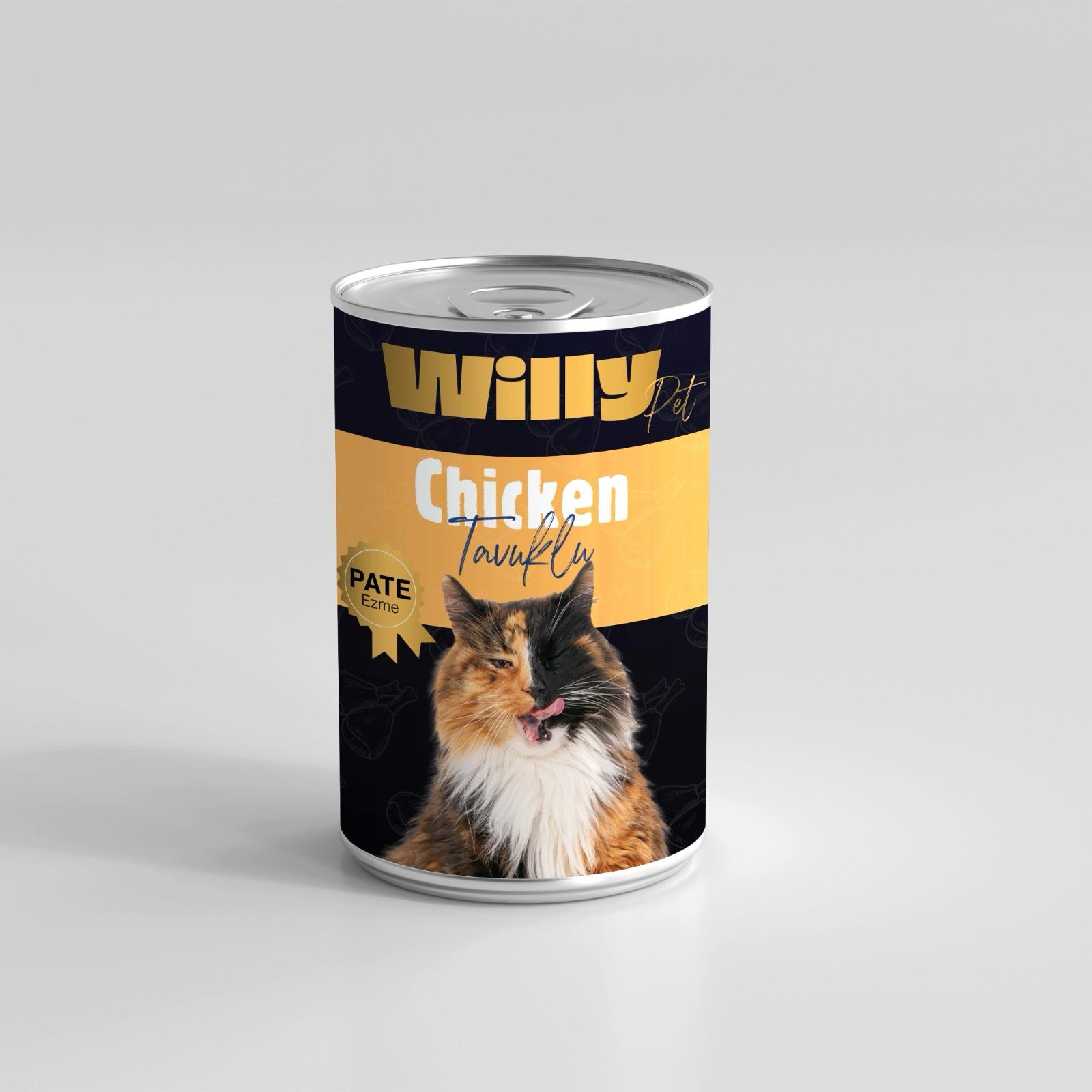 WİLLY PET TAVUKLU KEDİ KONSERVESİ 400 G R