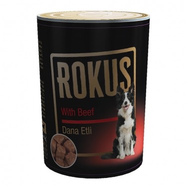 ROKUS DANA ETLİ KÖPEK KONSERVESİ 410 G