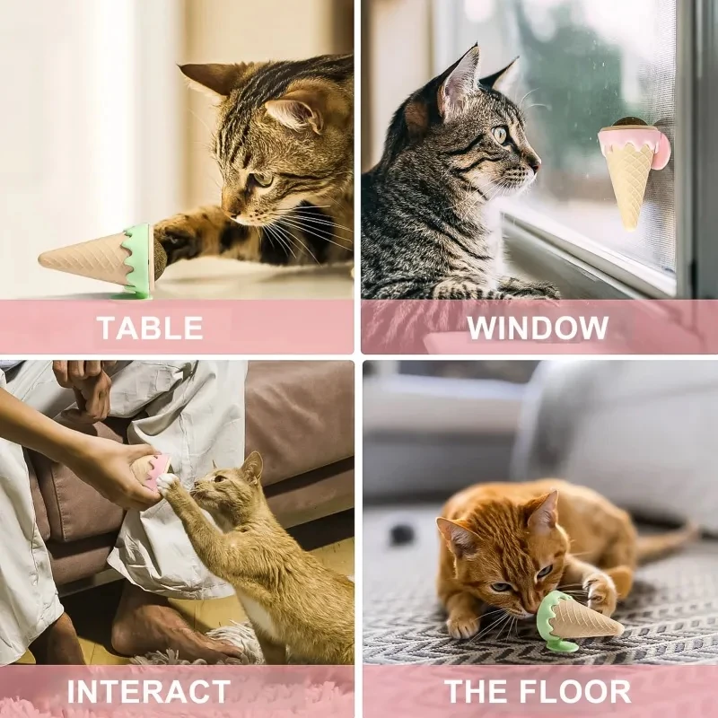 Patica™ Dondurma Şekilli Kedi Nanesi Otu