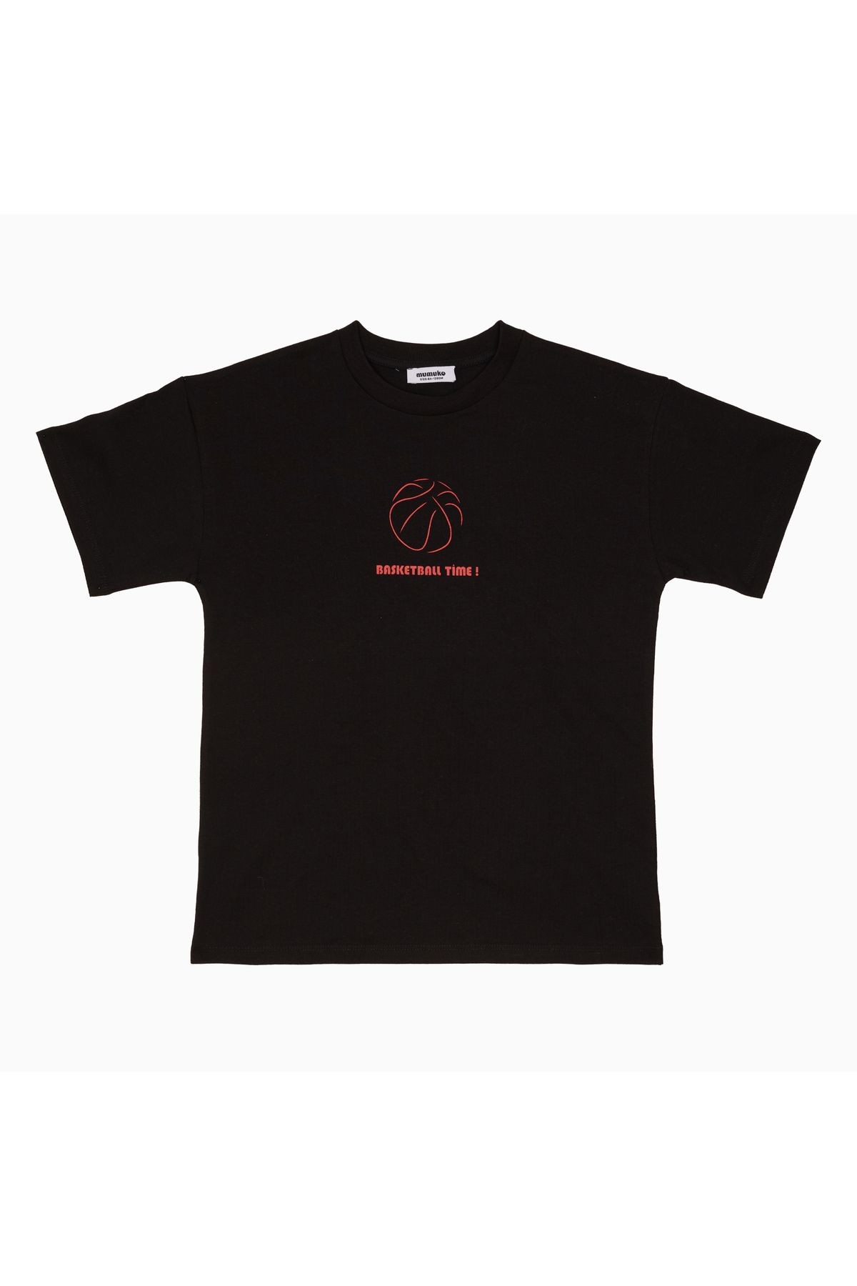 Basketball Pack "Siyah-Haki" 2'Li Bisiklet Yaka %100 Pamuk T-Shirt