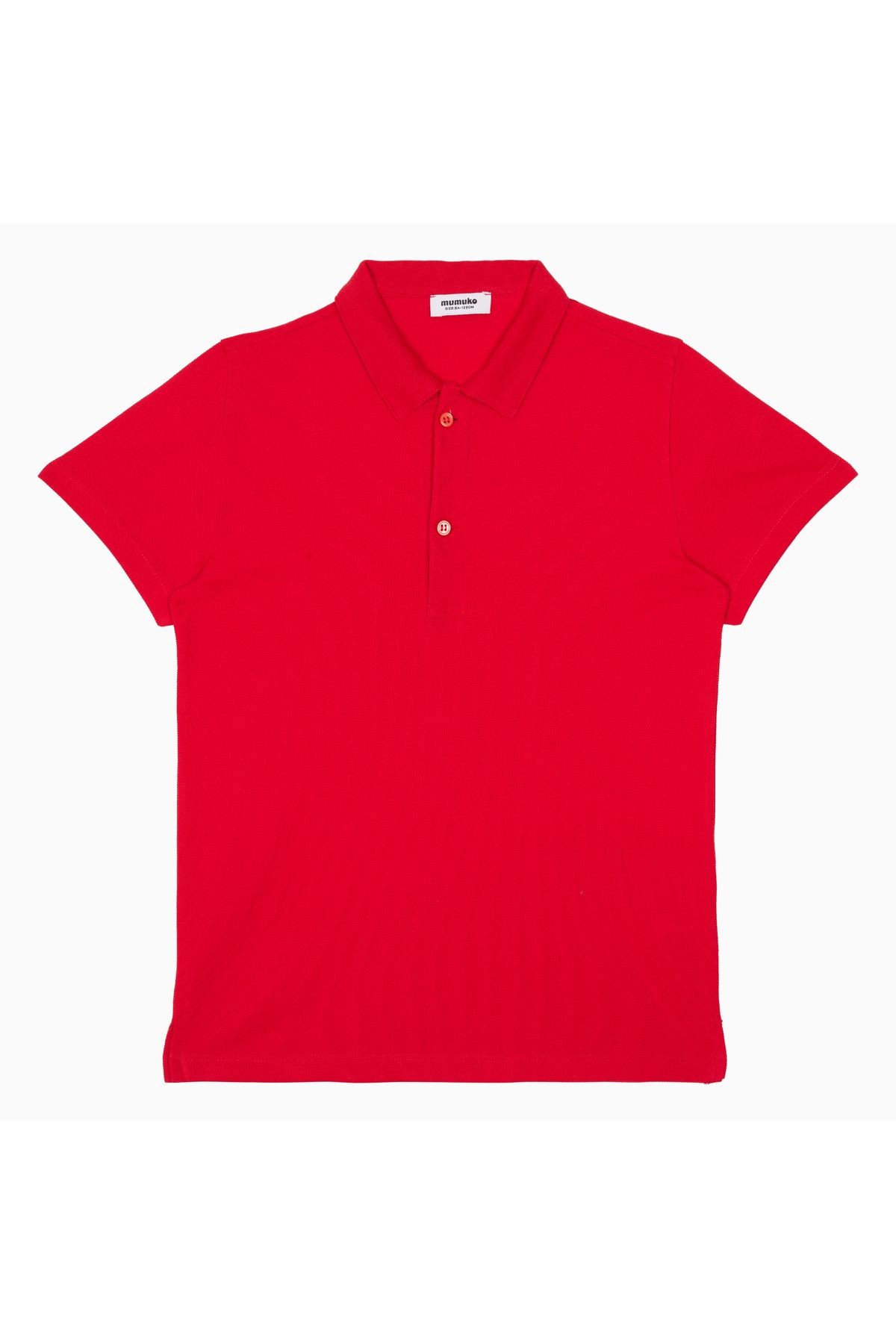 Elegance Pack 2'Li "Kırmızı-Siyah" Polo Yaka Erkek Çocuk T-Shirt %100 Pamuk