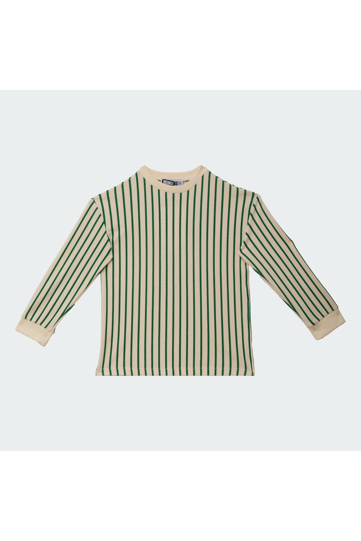 Erkek Çocuk Çizgili Uzun Kol Tshirt %100 Pamuk