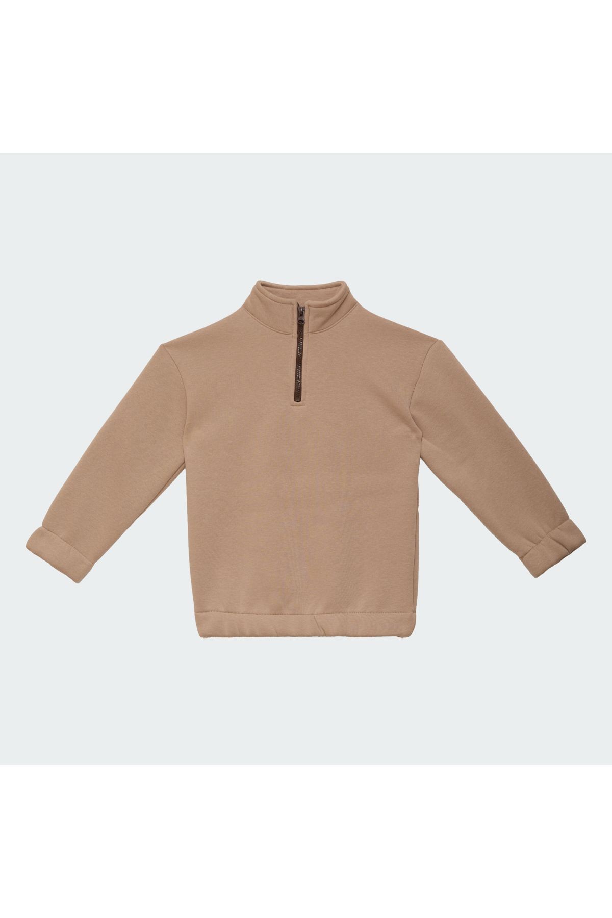 Erkek Çocuk Sweatshirt Bej Renk %100 Pamuk