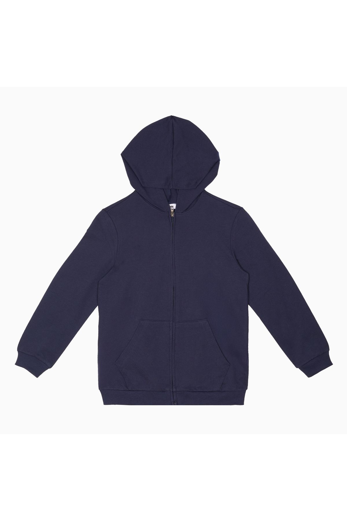 Erkek Çocuk Kapüşonlu Sweatshirt – Lacivert Fermuarlı, Cepli, Mevsimlik, 4–12 Yaş