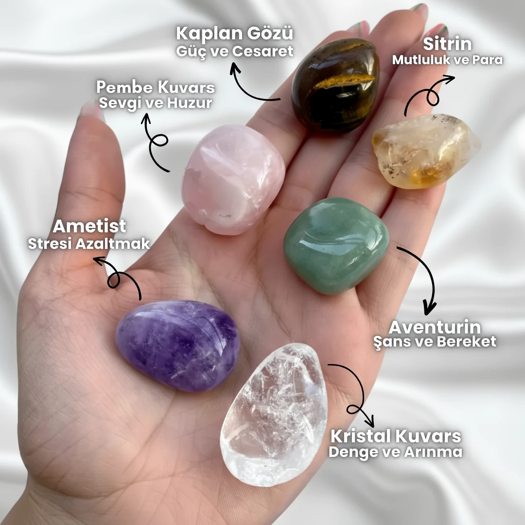 Doğal Taş Başlangıç Seti 6’lı Taş