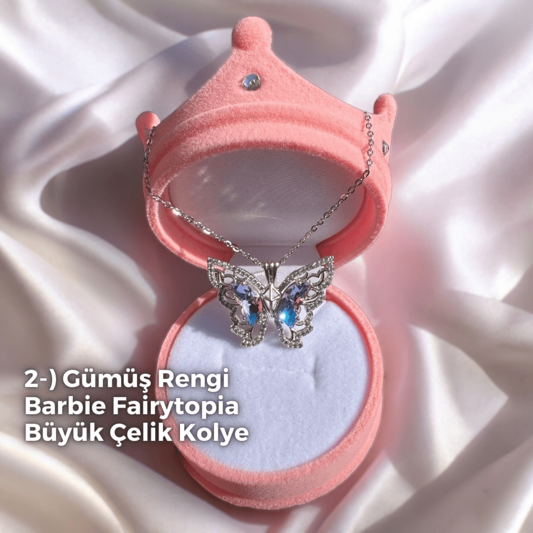 Barbie Fairytopia Büyük Çelik Kolye 