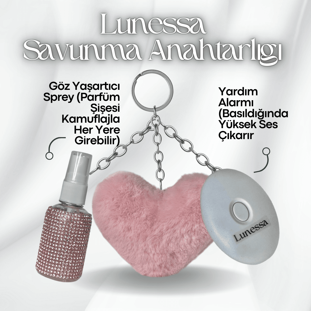 Lunessa Savunma Anahtarlığı Pembe