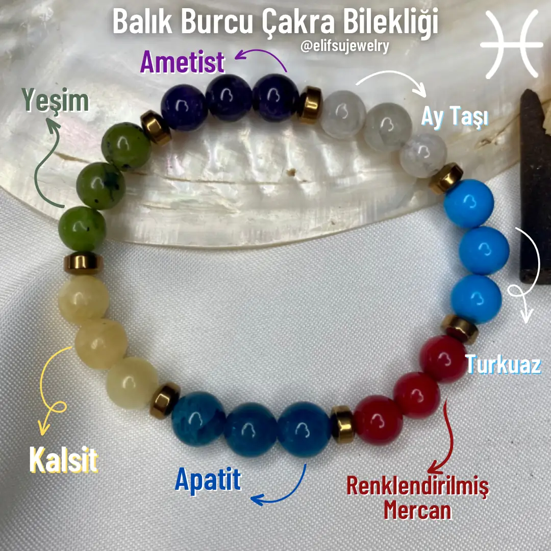 Balık Burcu Çakra Bilekliği