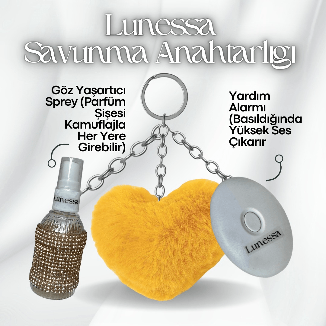 Lunessa Savunma Anahtarlığı Sarı