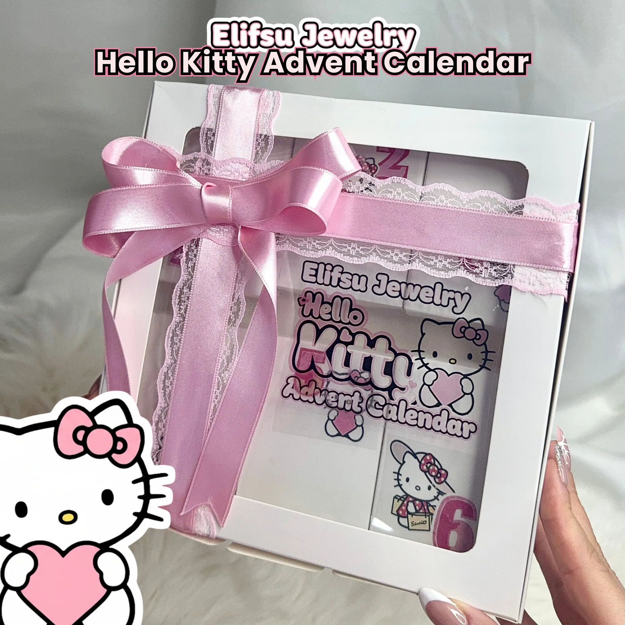 Hello Kitty 12'li Takı Advent Calendar Hediye Seti