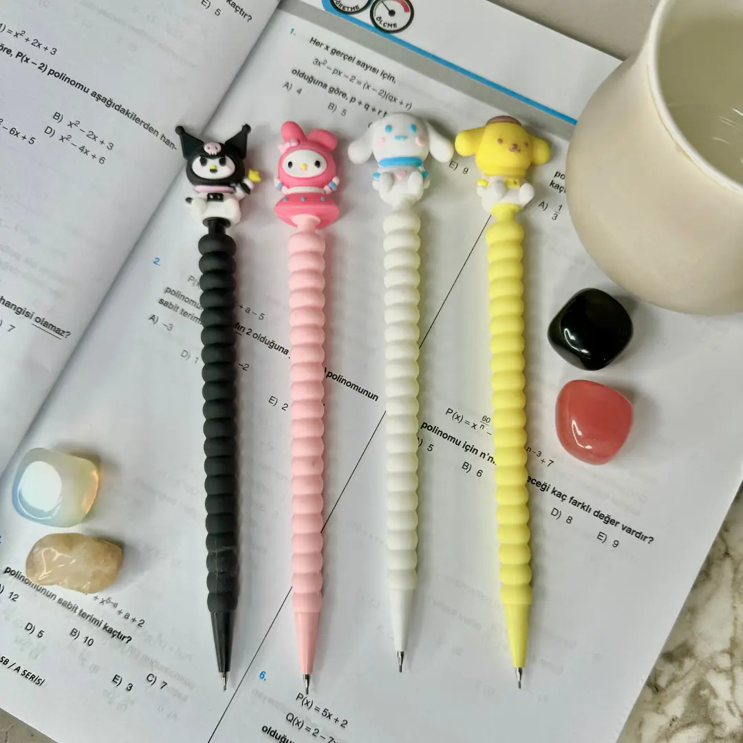 Kuromi Melody Cinnamoroll Pompompurin Modelli 0.7 Uçlu Kalem