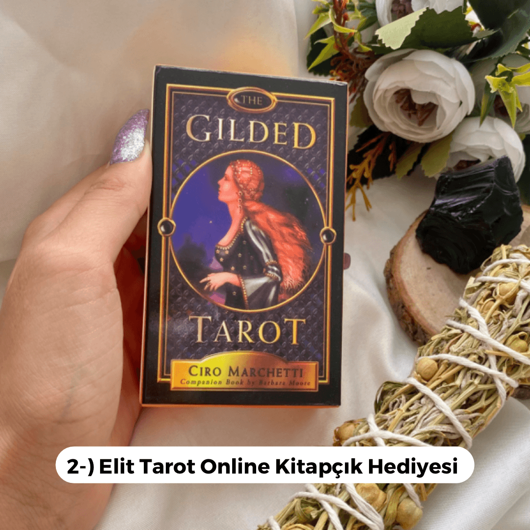 Yeni Gelen Tasarım Tarot Deste 78 Kart (QR Kod Kitapçık Hediyeli)