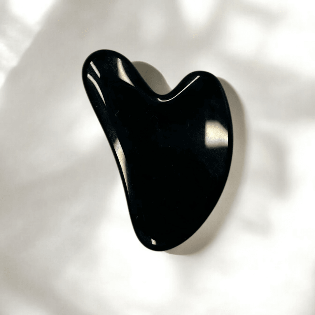 Gua Sha Yüz Masaj Aleti Siyah Oniks