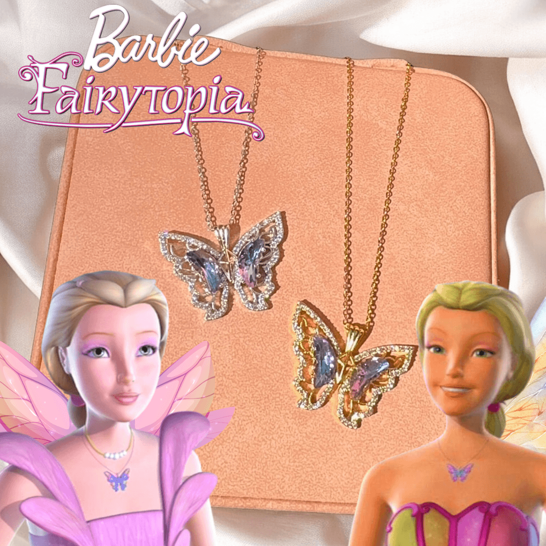 Barbie Fairytopia Büyük Çelik Kolye 