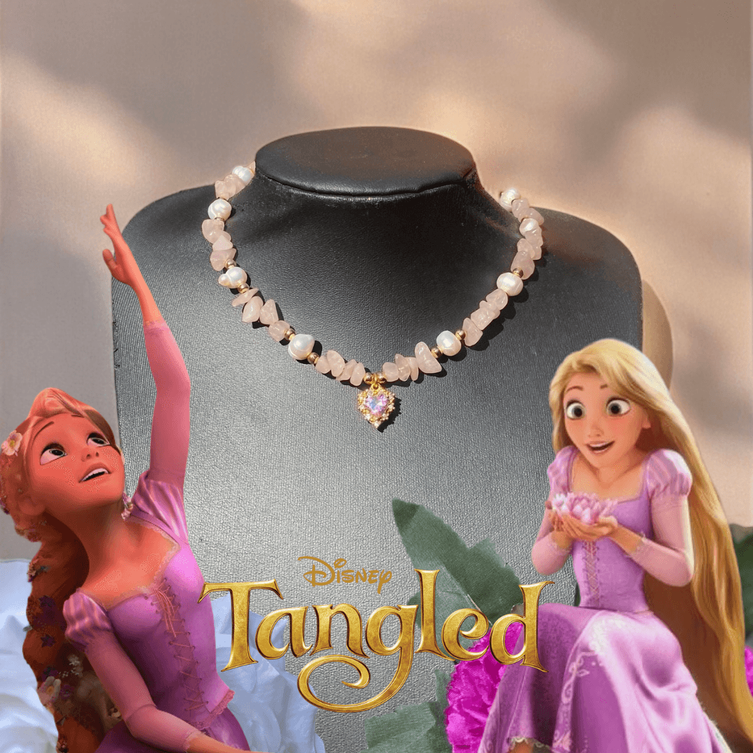 Rapunzel Princess Of Corona Doğal Taş ve Doğal İnci Kolye