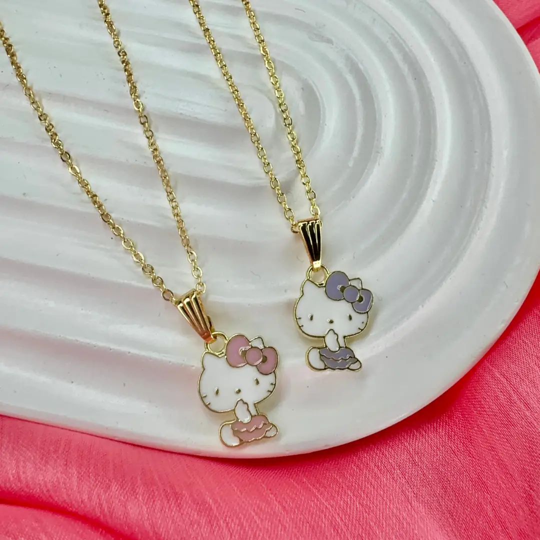 Arkadaşlık Kolyesi 2'li Hello Kitty Kolye