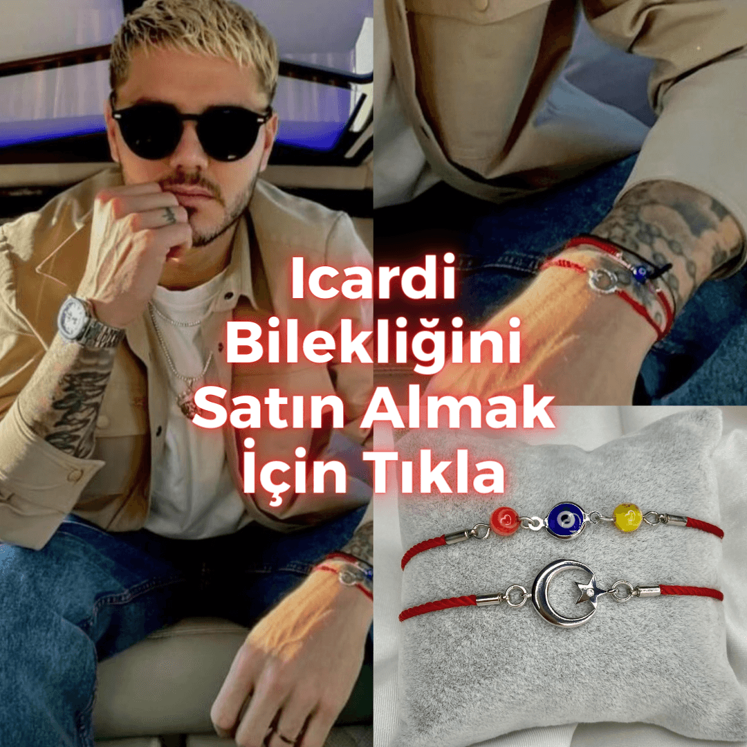 Icardi Bilekliği Ay Yıldız