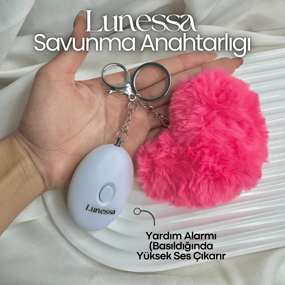 Lunessa Savunma Anahtarlığı (Sadece Alarm)