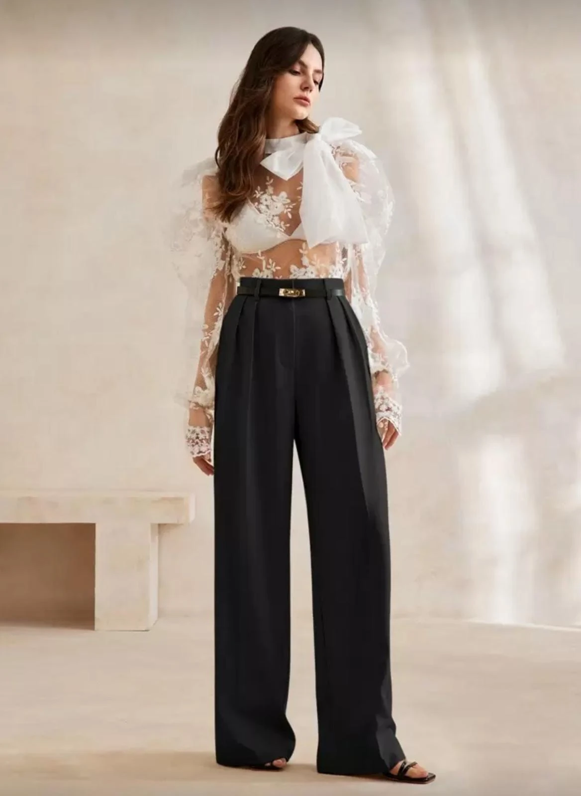 PANTOLON PALAZZO BOL PAÇA