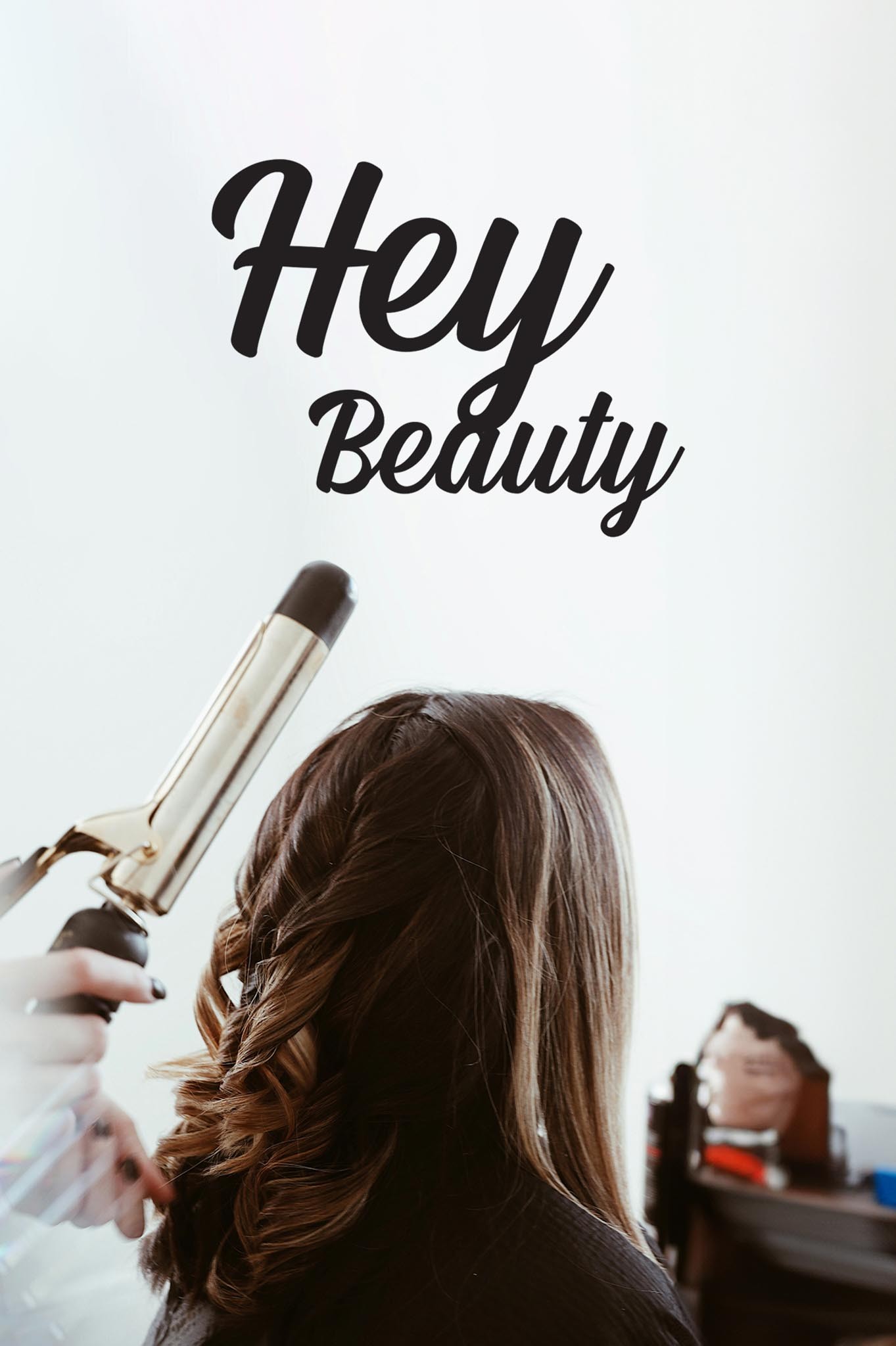 Ahşap Dekoratif Duvar Yazısı Kuaför/Nailart - Hey Beauty
