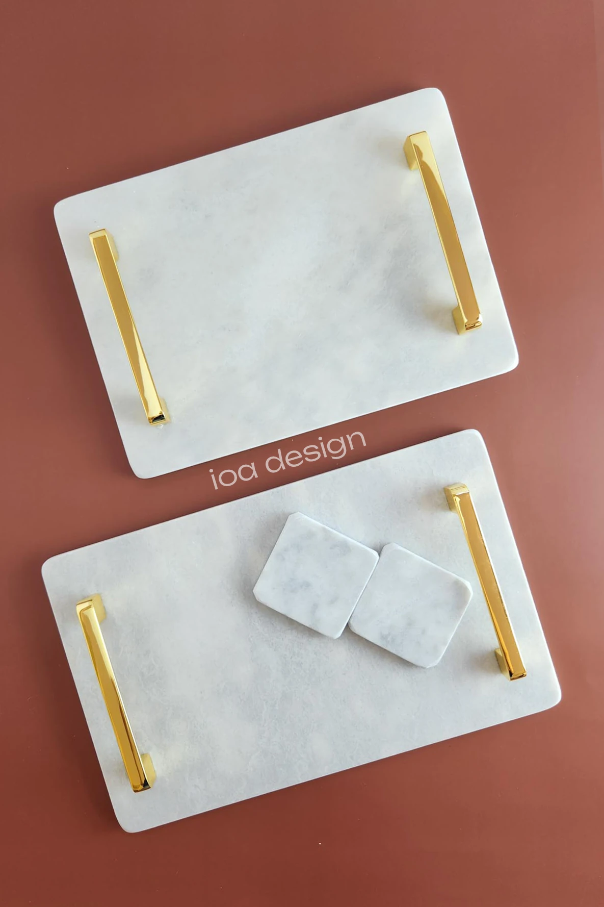 İkili Söz / Nişan Seti - 1 - Nergis Altın Düz Kulplu