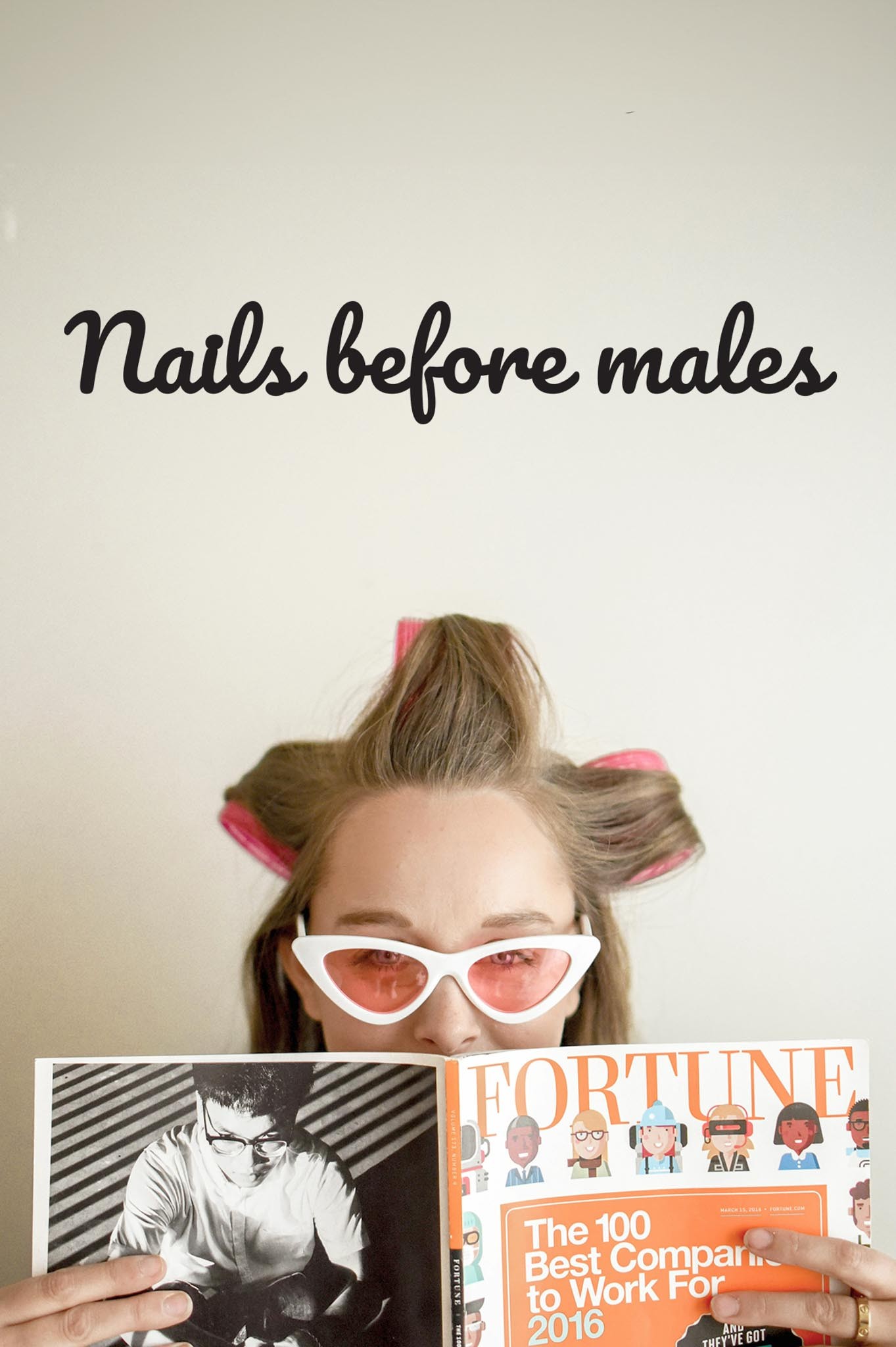 Ahşap Dekoratif Duvar Yazısı Kuaför/Nailart - Nails Before Males