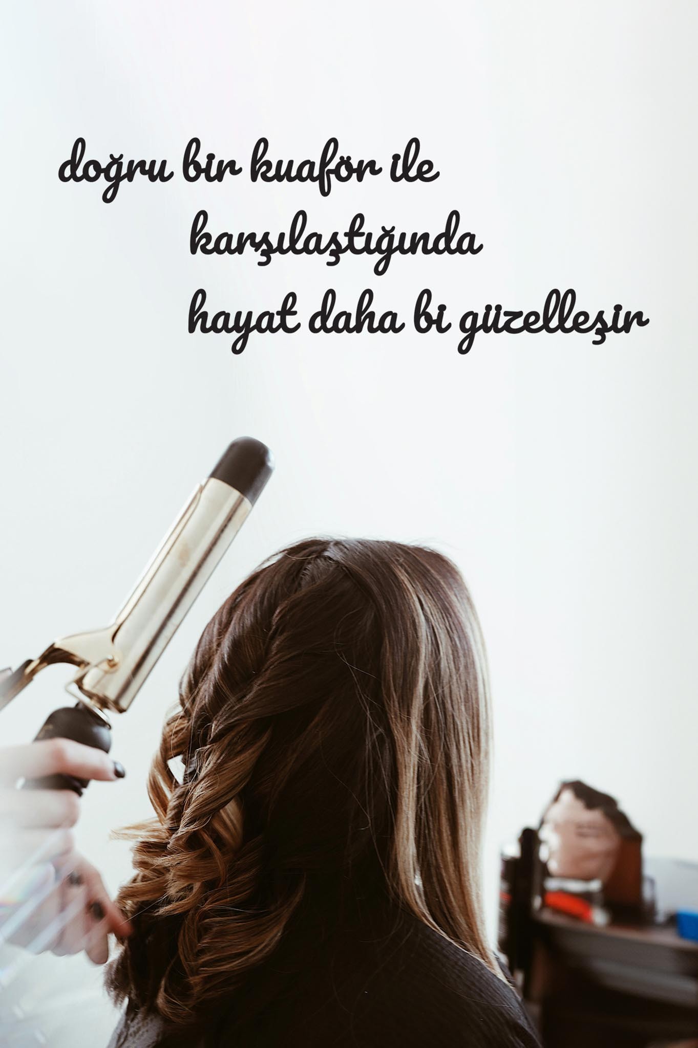 Ahşap Dekoratif Duvar Yazısı Kuaför/Nailart -Doğru Bir Kuaför İle...
