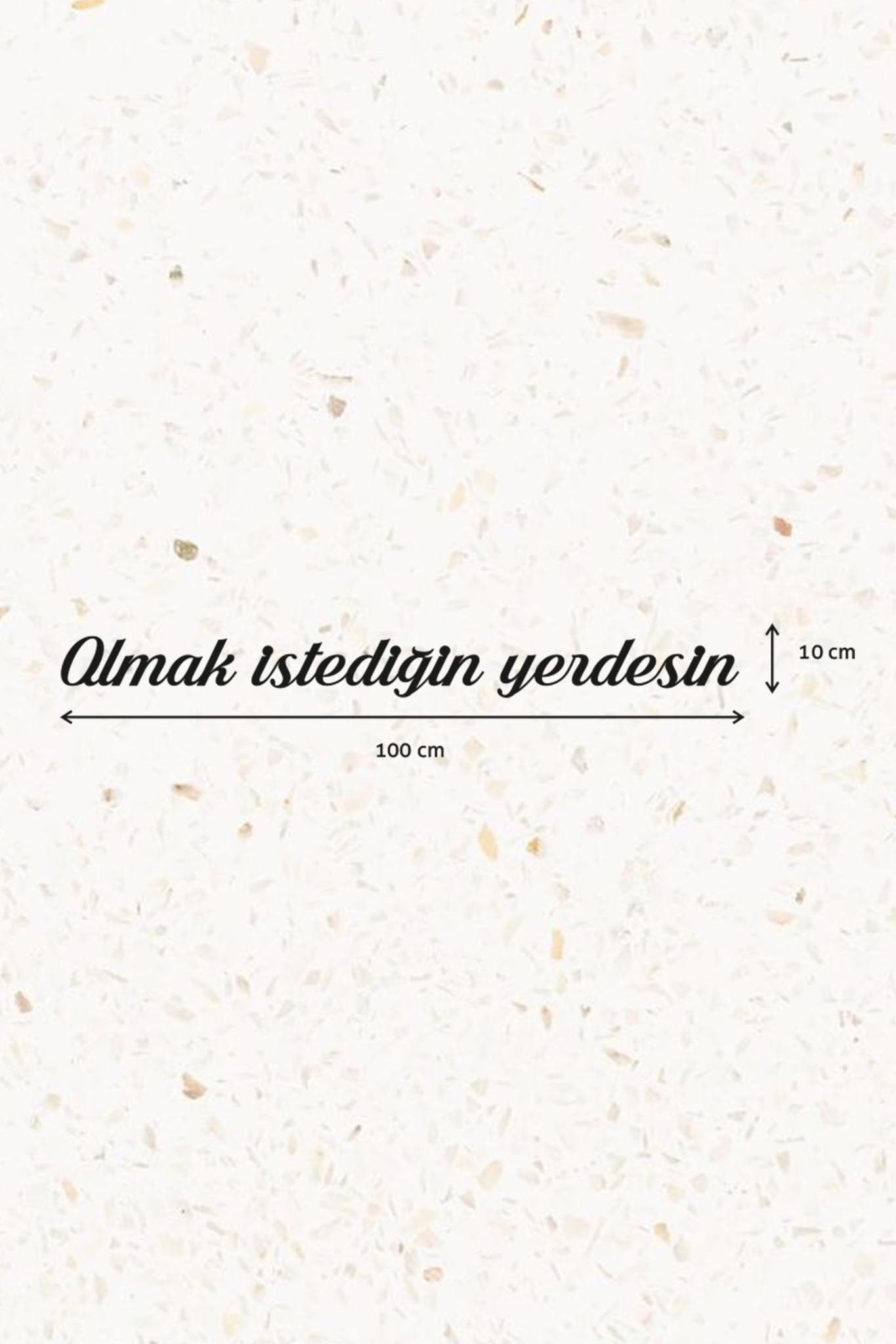 Ahşap Dekoratif Duvar Yazısı - Güzellik Merkezi - Olmak istediğin yerdesin