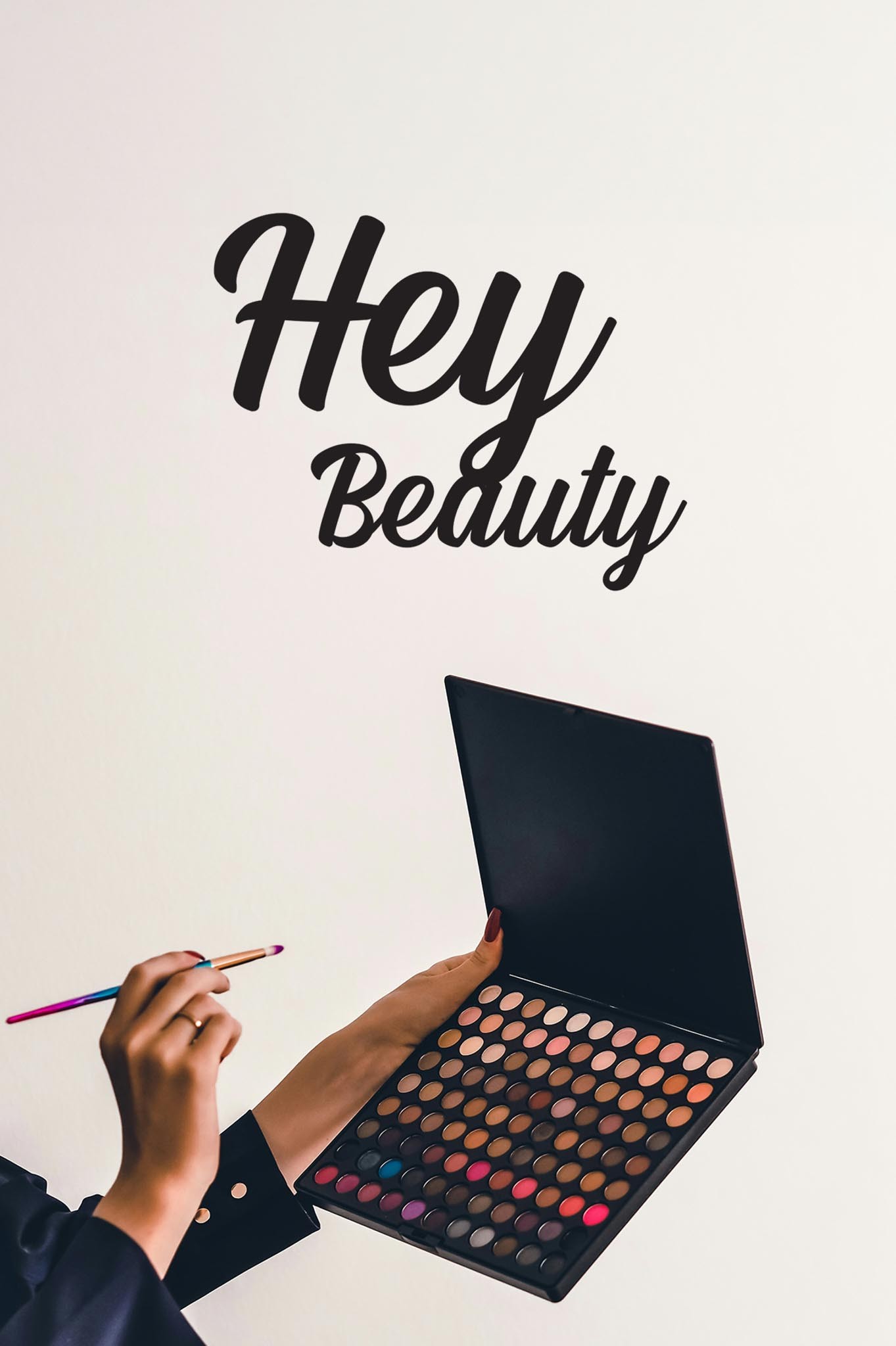 Ahşap Dekoratif Duvar Yazısı Kuaför/Nailart - Hey Beauty