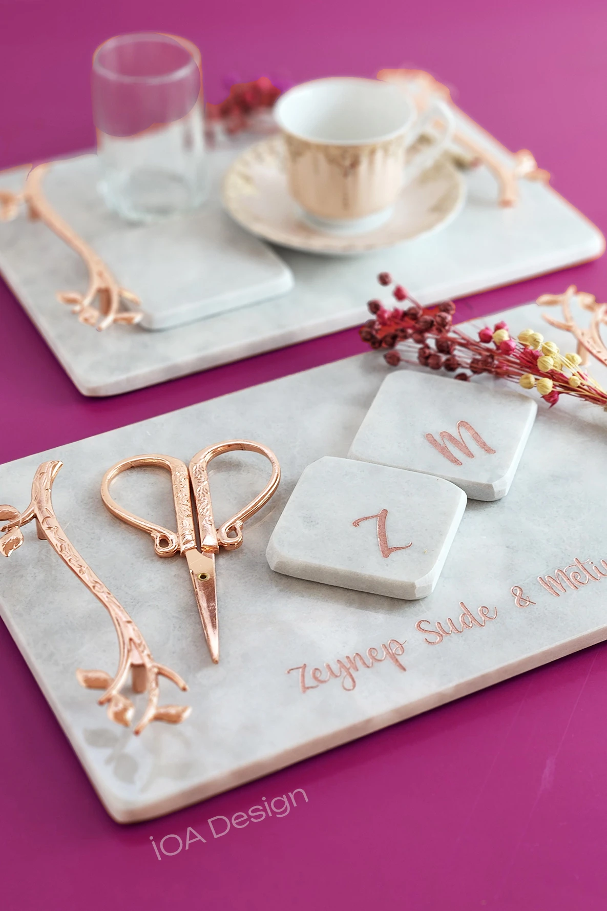 Söz / Nişan Seti No.16 - Akasya Rose Kulp