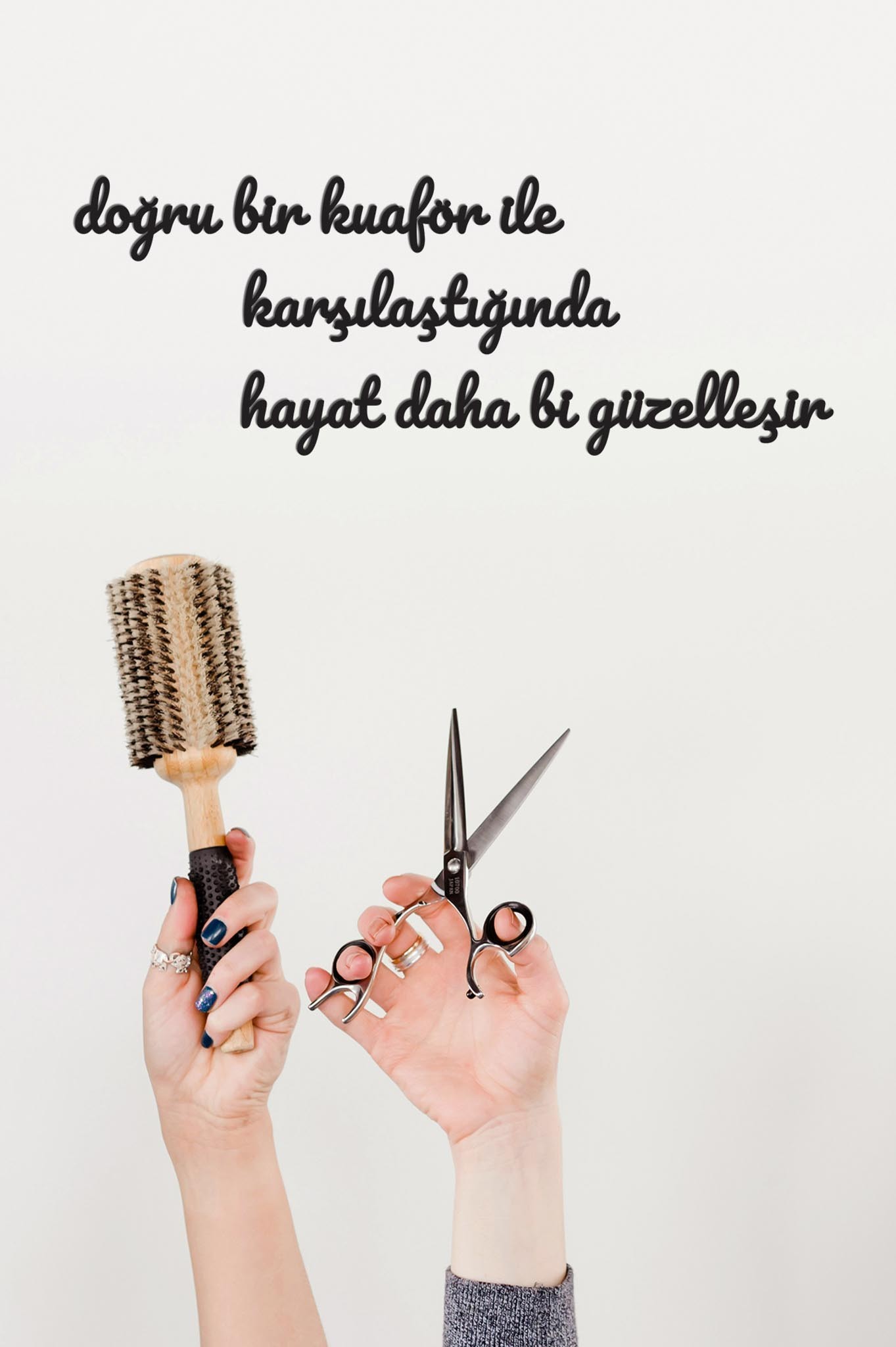 Ahşap Dekoratif Duvar Yazısı Kuaför/Nailart -Doğru Bir Kuaför İle...