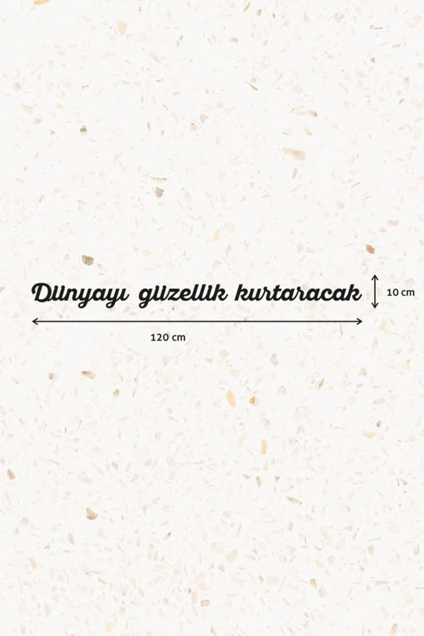 Ahşap Dekoratif Duvar Yazısı - Güzellik Merkezi - Dünyayı güzellik kurtaracak