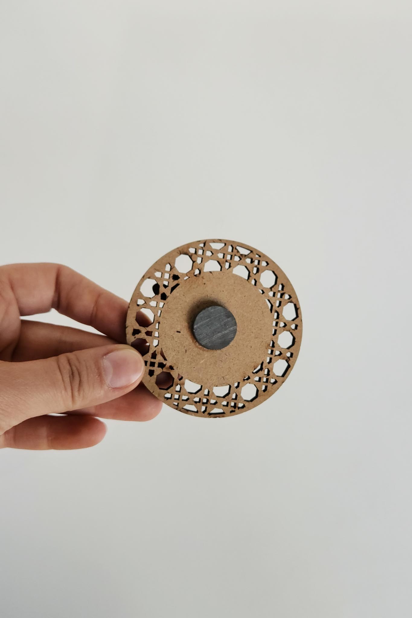 Ahşap Nişan-Düğün Hediyelik Magnet - Model 01 (20'li Set)