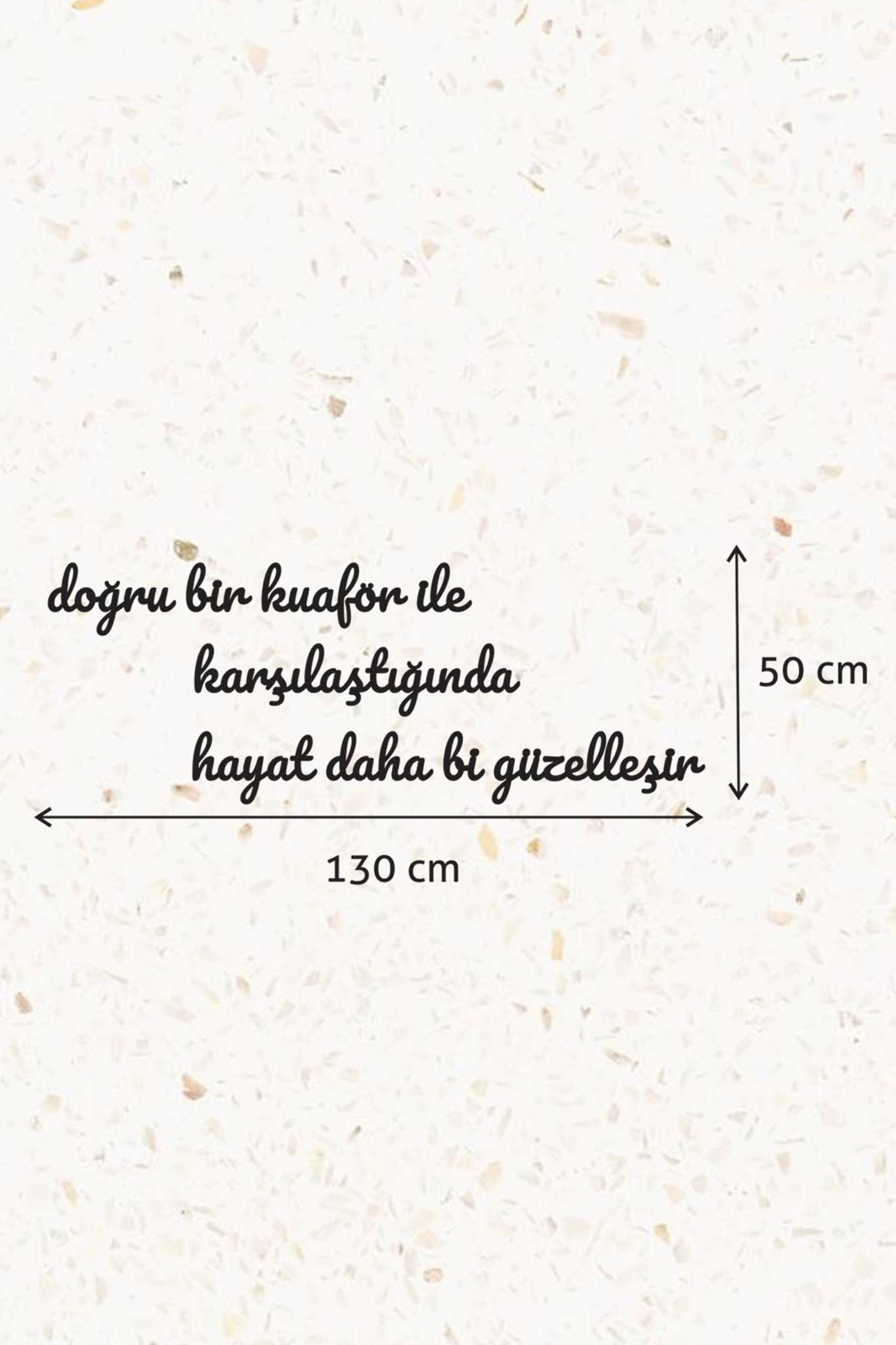 Ahşap Dekoratif Duvar Yazısı Kuaför/Nailart -Doğru Bir Kuaför İle...