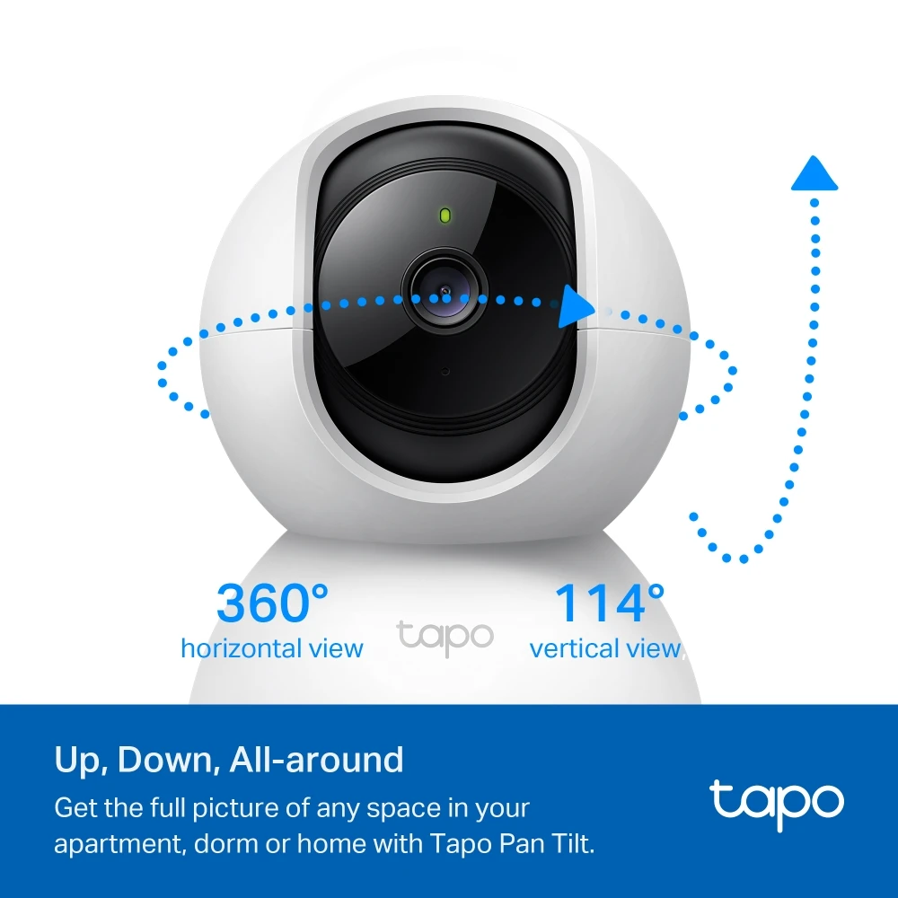 Tapo C210 360° Pan/Tilt Wi-Fi Ev Güvenlik Kamerası